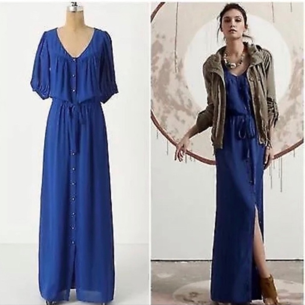 Konrad & Joseph Anthropologie Maxi Dress